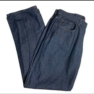 Rocawear Jeans Men’s 42x33 Dark Wash Denim Classic fit Embroidered Logo Pocket